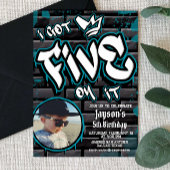 Ik heb er Vijf op - Jongen 5e Verjaardag met Afbee Kaart