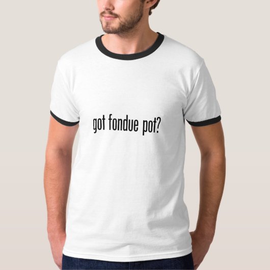 Ik heb fondue pot t-shirt (Voorkant)