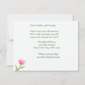 Ik heb Fun Waterverf City Budget Moving Aankondiging (Achterkant)