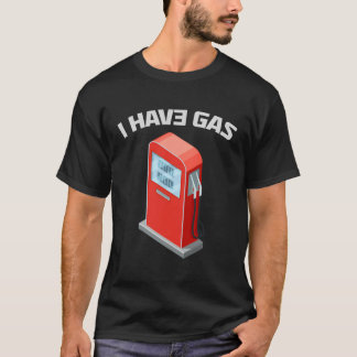 Ik heb gas - grappige gaspomp t-shirt