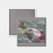 Ik heb gediend - Irag Combat Veteran Magneet (Voorkant / Achterkant)