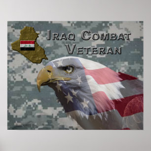 Ik heb gediend - Irak Combat Veteran Poster