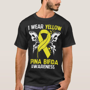 Ik heb geel Draag voor SPINA BIFIDA Awareness T-shirt
