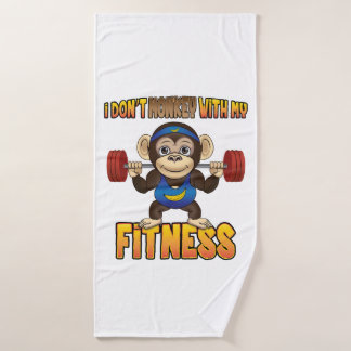 Ik heb geen aap met mijn fitness - handdoekset bad handdoek
