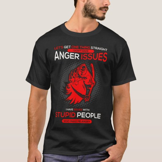 Ik heb geen angstaanjagend probleem dat ik problem t-shirt (Voorkant)