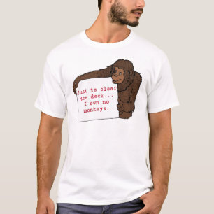 Ik heb geen apen t-shirt
