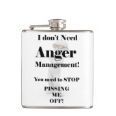 Ik heb geen beter beheer nodig. heupfles (Voorkant)