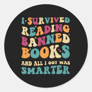 Ik heb geen boeken meer gelezen en ik kreeg alleen ronde sticker