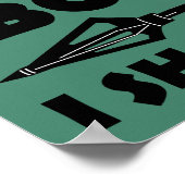 Ik heb geen bogen Draag die ik heb neergeschoten. Poster (Hoek)