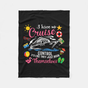Ik heb geen controle over een cruise, ze boeken zi fleece deken