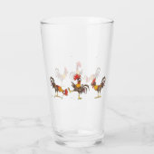 Ik heb geen eend in een rij ik heb kippen glas (Achterkant)