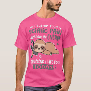 Ik heb geen energie uit de wetenschappelijke pijn t-shirt