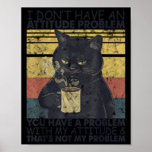 Ik heb geen houdingsprobleem jij hebt probleem Ill Poster
