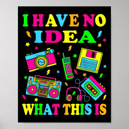 Ik heb geen idee wat dit is Mannen vrouwen Kinder Poster (Voorkant)