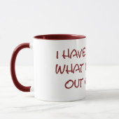 Ik heb geen idee wat ik uit bed doe mok (Links)