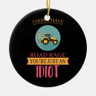 Ik heb geen kilometervreter. keramisch ornament