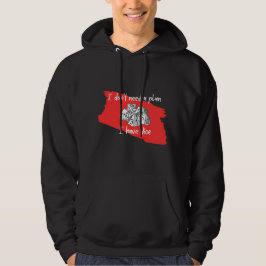 Ik heb geen plan nodig, ik heb dobbelstenen rood e hoodie