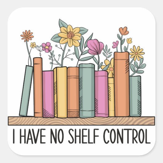 Ik heb geen plankencontrole vierkante sticker (Voorkant)