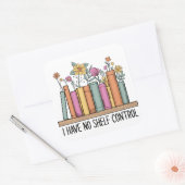 Ik heb geen plankencontrole vierkante sticker (Envelop)