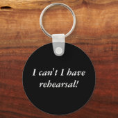 Ik heb geen repetitie. Sleutelhanger (Voorkant)