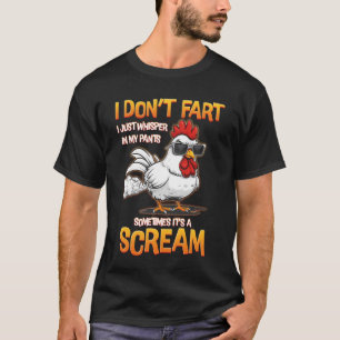 Ik heb geen scheet ik fluister gewoon in mijn broe t-shirt