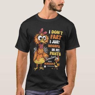 Ik heb geen scheten ik fluister gewoon in mijn bro t-shirt