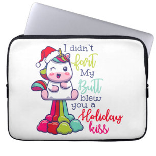 Ik heb geen scheten laten vallen en je een vakanti laptop sleeve