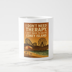 Ik heb geen therapie nodig, alleen Coney Island Extra Grote Beker