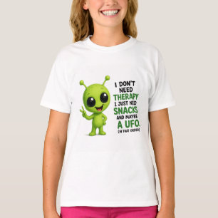Ik heb geen therapie nodig, ik heb snacks nodig Bu T-shirt