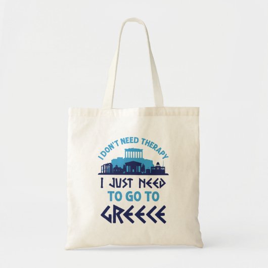 Ik heb geen therapie nodig. Ik moet gewoon naar Gr Tote Bag (Voorkant)