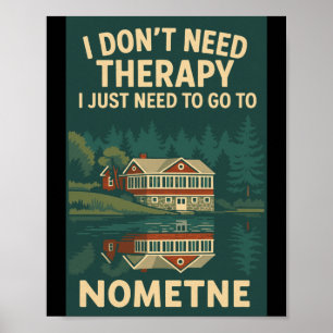 Ik heb geen therapie nodig, ik moet gewoon naar No Poster