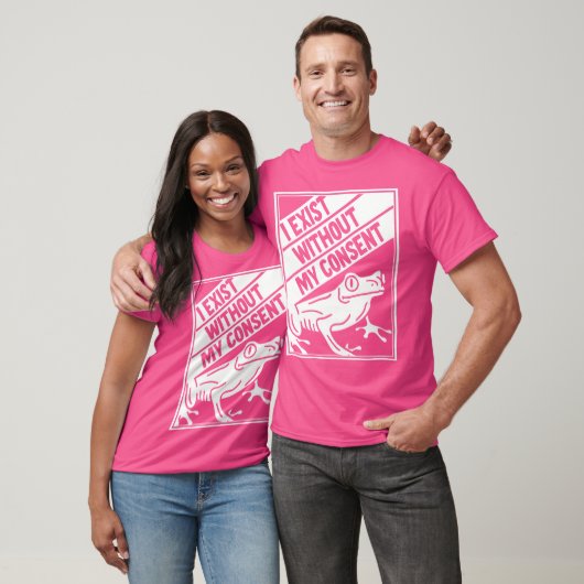 Ik heb geen toestemming voor kikker t-shirt (Unisex)