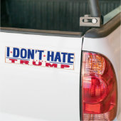 IK HEB GEEN TRUMP BUMPERSTICKER (Op Truck)