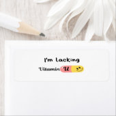 Ik heb geen vitamine U Etiket (Insitu)