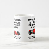 Ik heb geen Vriendin grappige mok. Koffiemok (Center)