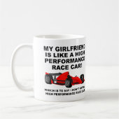 Ik heb geen Vriendin grappige mok. Koffiemok (Links)