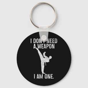 Ik Heb Geen Wapen Ik Ben Eén Karate Jiu Jitsu Kung Sleutelhanger