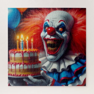 Ik heb gehoord dat het je verjaardagshorror clown legpuzzel