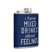 Ik heb gemengde Drinken over gevoelens Heupfles (Rechts)