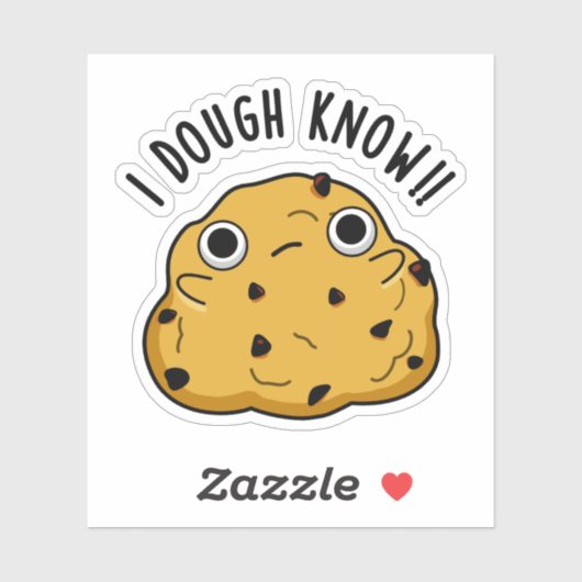 Ik heb genoeg Know Funny Baking Pun Sticker (Vel)
