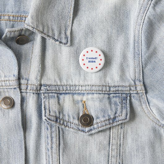 Ik heb gestemd! 2024 ronde button 3,2 cm (In situ)