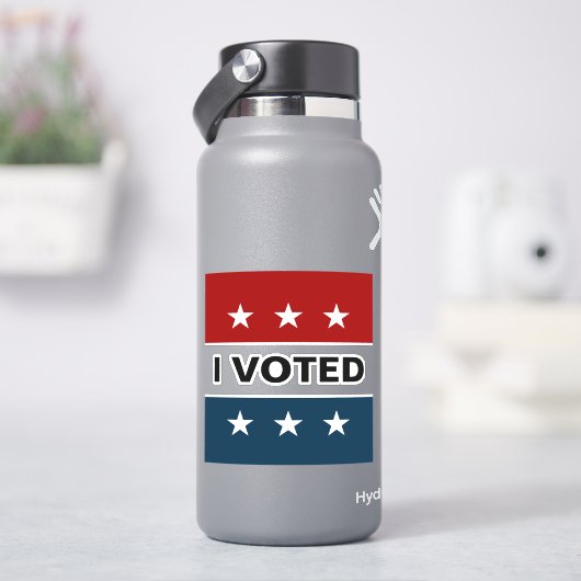 Ik heb gestemd 2024 Verkiezingen Decal Sticker (HydroFlask)