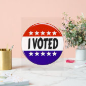 Ik heb gestemd acryl bord (Huwelijk)