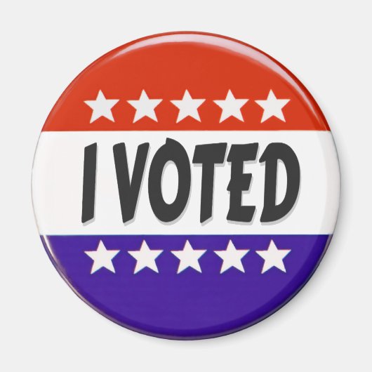 Ik heb gestemd magneet (Voorkant)