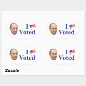 Ik heb gestemd ovale sticker (Vel)