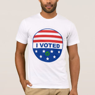 Ik Heb Gestemd – Patriottische Verkiezingssticker T-shirt