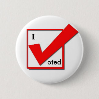 Ik heb gestemd ronde button 5,7 cm