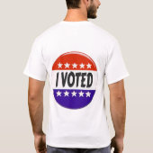Ik heb gestemd t-shirt (Achterkant)
