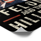 Ik heb gestemd voor de Felon en de Hillbilly 2024 Poster (Hoek)