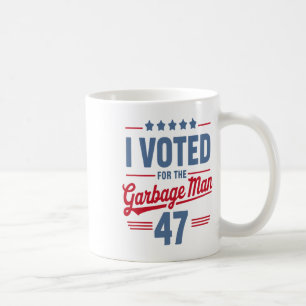 Ik heb gestemd voor de Garbyge Man 47 Funny Garge  Koffiemok